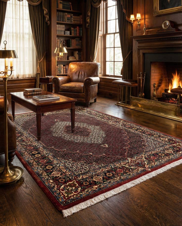 Detail image of 4' 11 x 7' Bidjar Rug