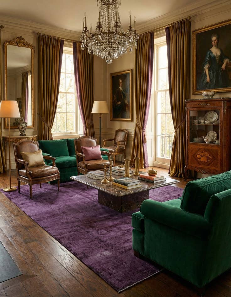 Detail image of 7' 9 x 10' 11 Vintage Royal Wool Rug