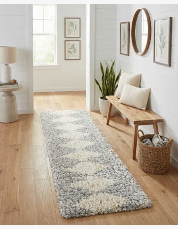 2' 7 x 10' Infinity Shag Runner Rug