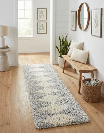 2' 7 x 10' Infinity Shag Runner Rug