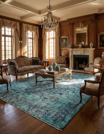 10' x 12' 7 Vintage Royal Wool Rug