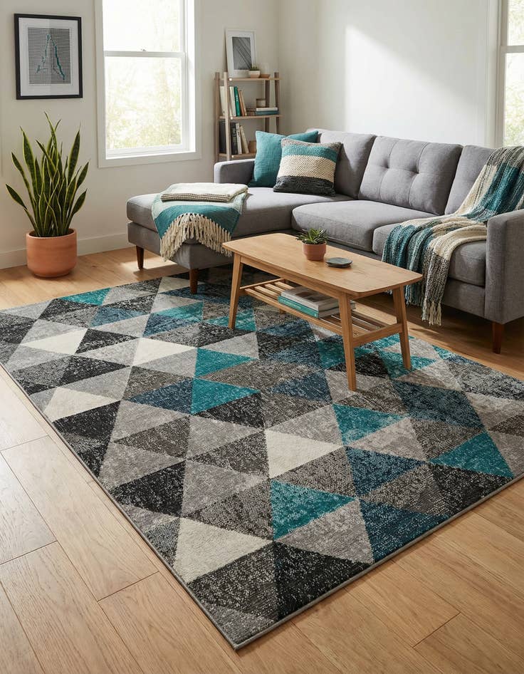 Detail image of 4' x 6' Valencia Rug