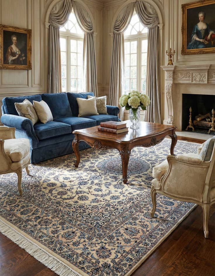 Detail image of 6' 11 x 10' 4 Nain Rug