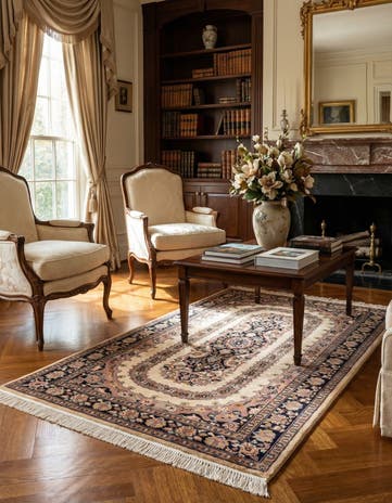 3' 2 x 5' 1 Hand Knotted Bokhara Rug