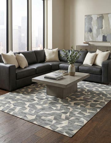 5' x 7' 10 Cowhide Rug