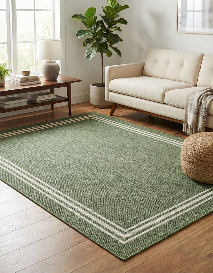 Detail image of 6' x 9'  Washable Jill Zarin Anguilla Indoor / Outdoor Rug