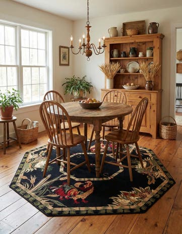 7' 10 x 7' 10 Pastoral Octagon Rug