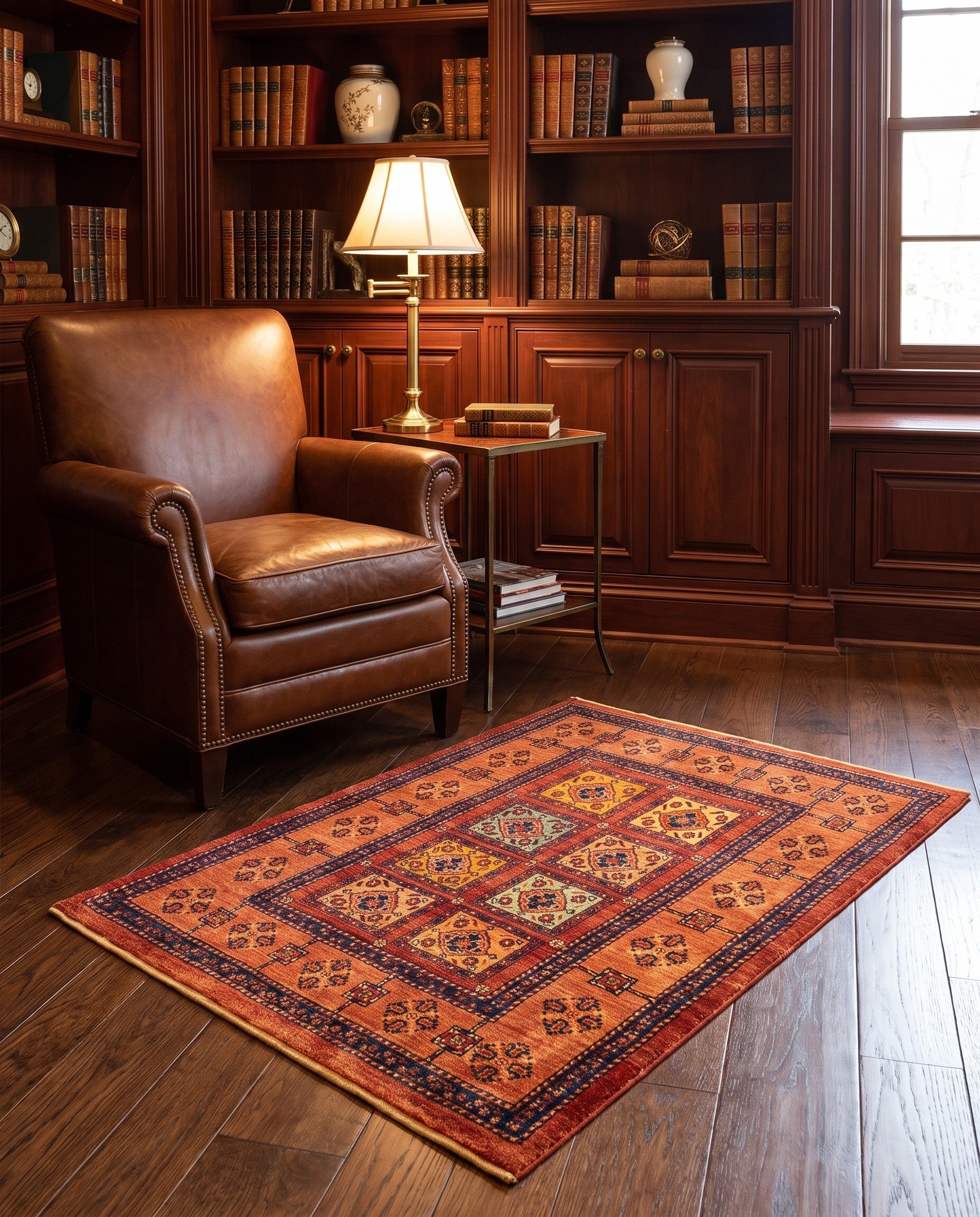3' 7 x 4' 11 Kashkuli Wool Rug