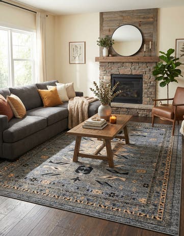 10' x 13' Heris Rug