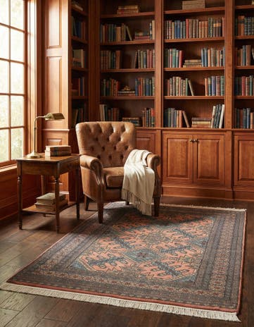 4' 2 x 6' Hand Knotted Bokhara Wool Rug
