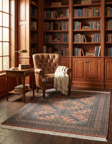 4' 2 x 6' Hand Knotted Bokhara Wool Rug