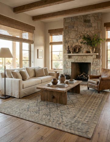 8' 6 x 11' 6 Hand Woven Kilim Maymana Wool Rug