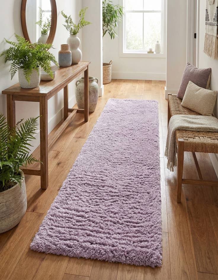 Detail image of 2' 7 x 13' Infinity Shag Runner Rug