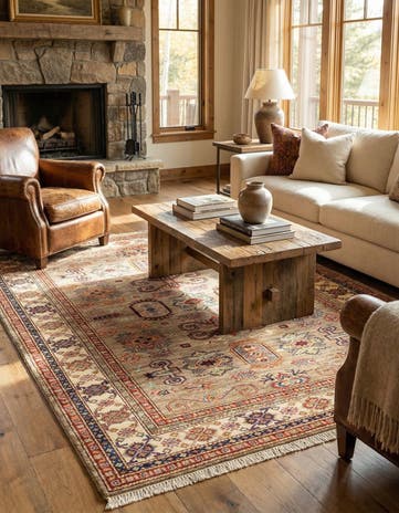 4' 10 x 6' 1 Kazak Wool Rug