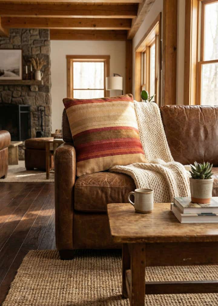 2' 4 x 2' 4 Hand Woven Pillow Wool Round Rug