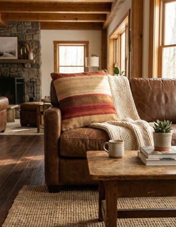 2' 4 x 2' 4 Hand Woven Pillow Wool Round Rug