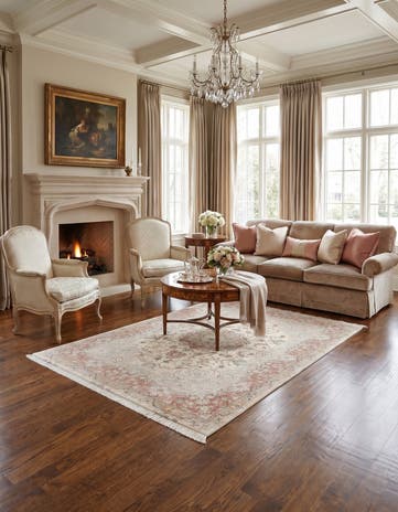 4' 11 x 7' Tabriz Rug