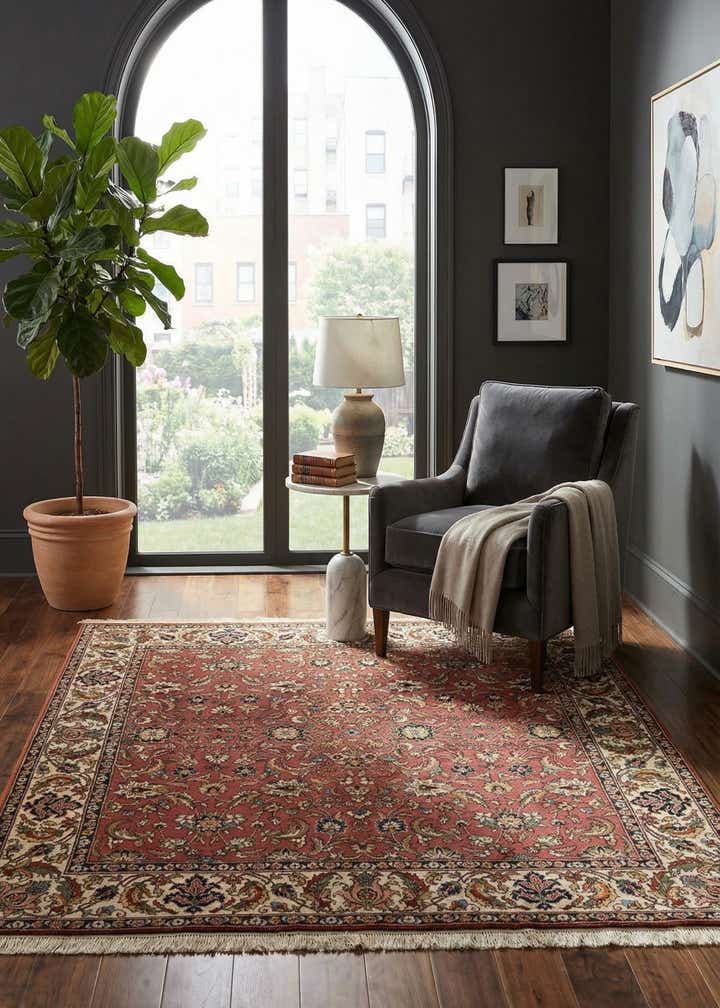 7' 7 x 7' 7 Tabriz Square Rug