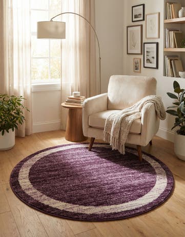 4' x 4' Angelica Round Rug
