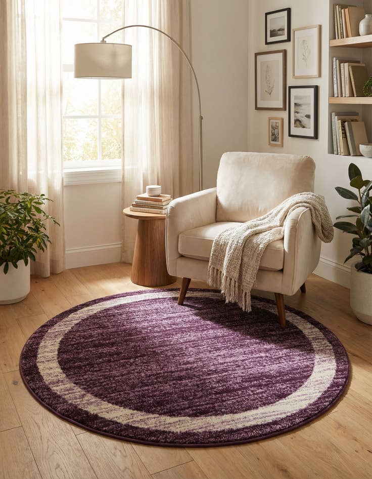 Detail image of 4' x 4' Loft Round Rug