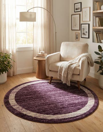 4' x 4' Angelica Round Rug