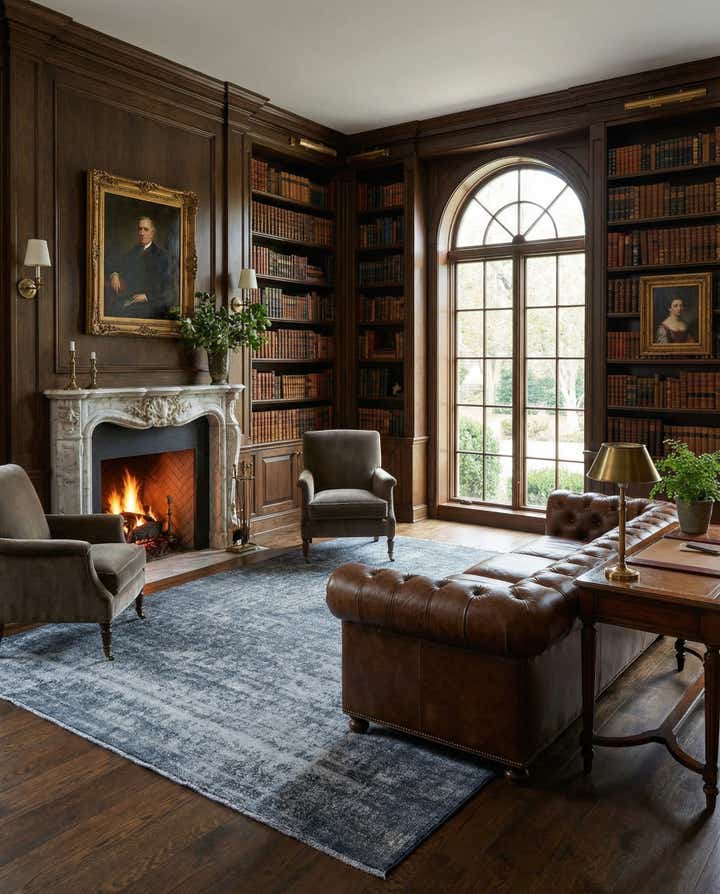 9' 7 x 12' 8 Vintage Royal Wool Rug