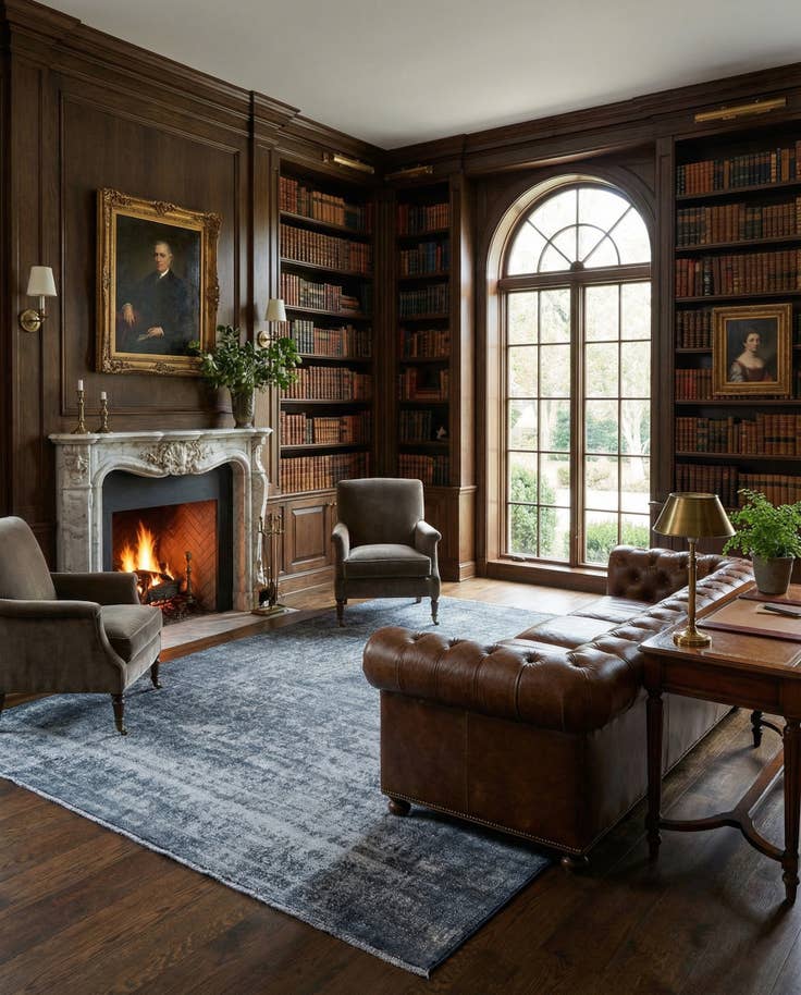 Detail image of 9' 7 x 12' 8 Vintage Royal Wool Rug