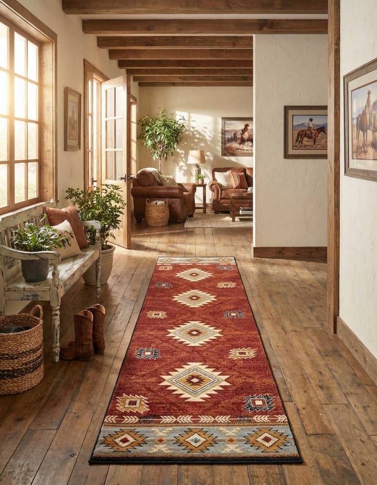 Detail image of 3' x 12' Pioneer Runner Rug