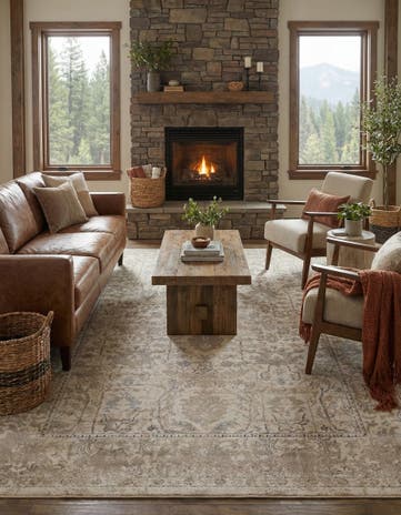 Ivory Oregon Rug