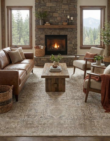 Ivory Oregon Rug