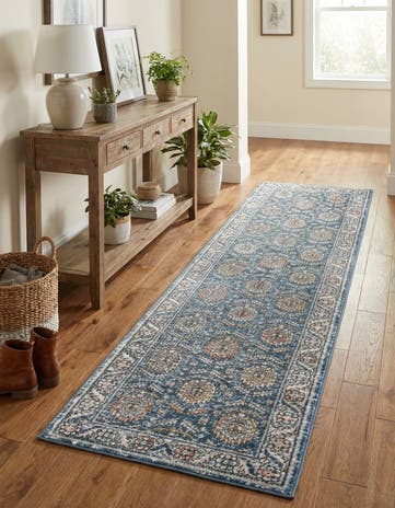 Blue Nyla Runner Rug