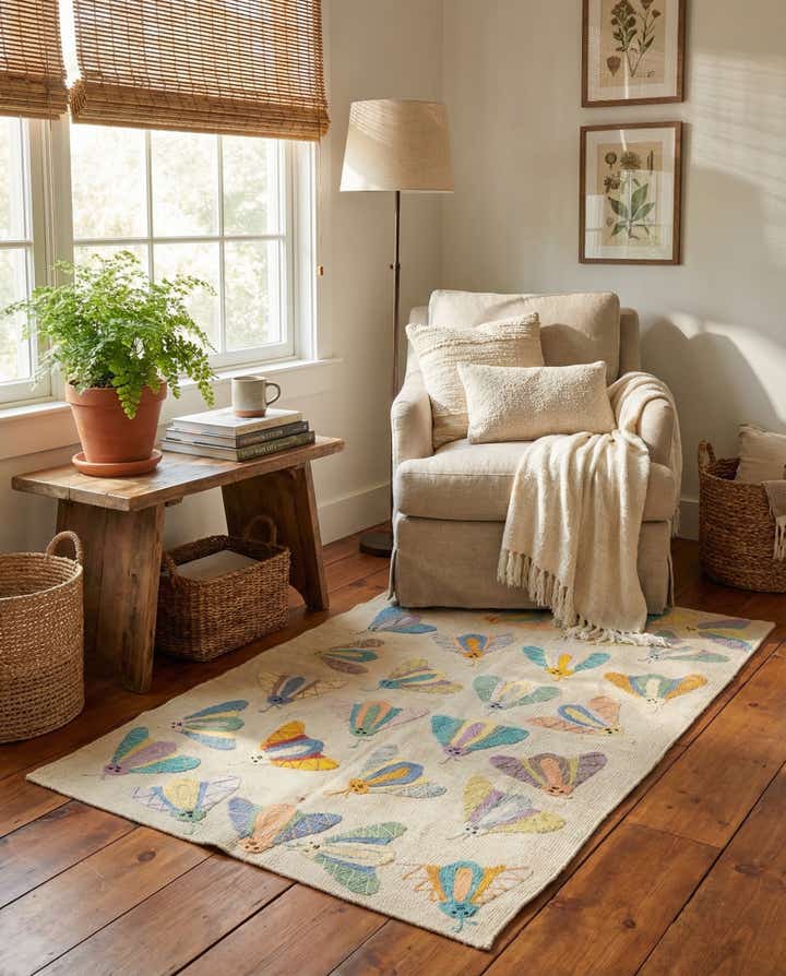 3' x 4' 8 Hand Woven Kilim Suzani Wool Rug