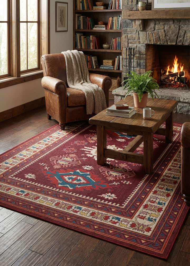 9' x 12' Easy-Clean Baja Indoor / Outdoor Rug
