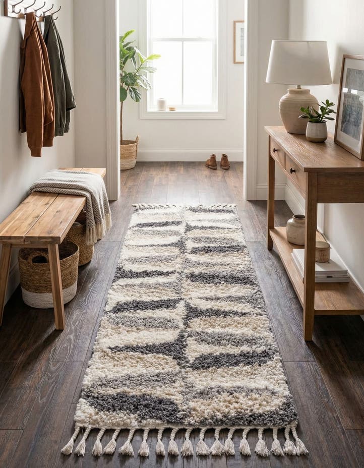 2' 7 x 8' 2 Athena Shag Runner Rug