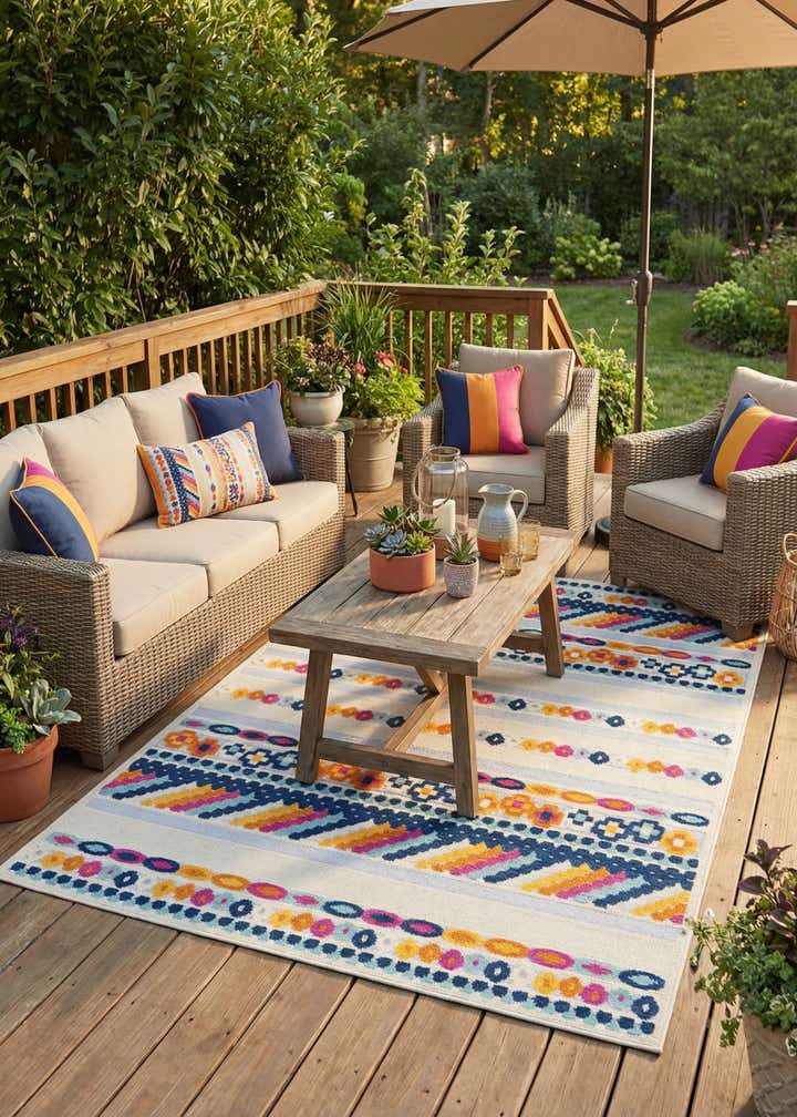 6' x 9' Easy-Clean Aruba Indoor / Outdoor Rug