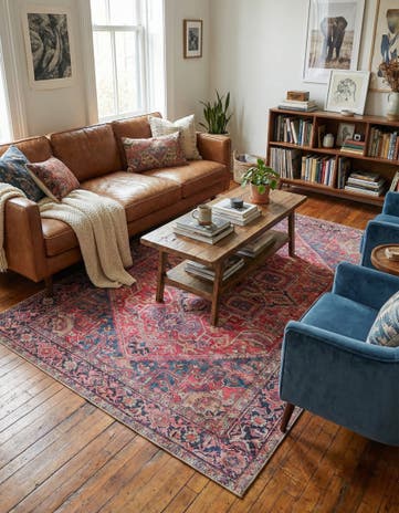 6' x 9' Washable Timeless Rug