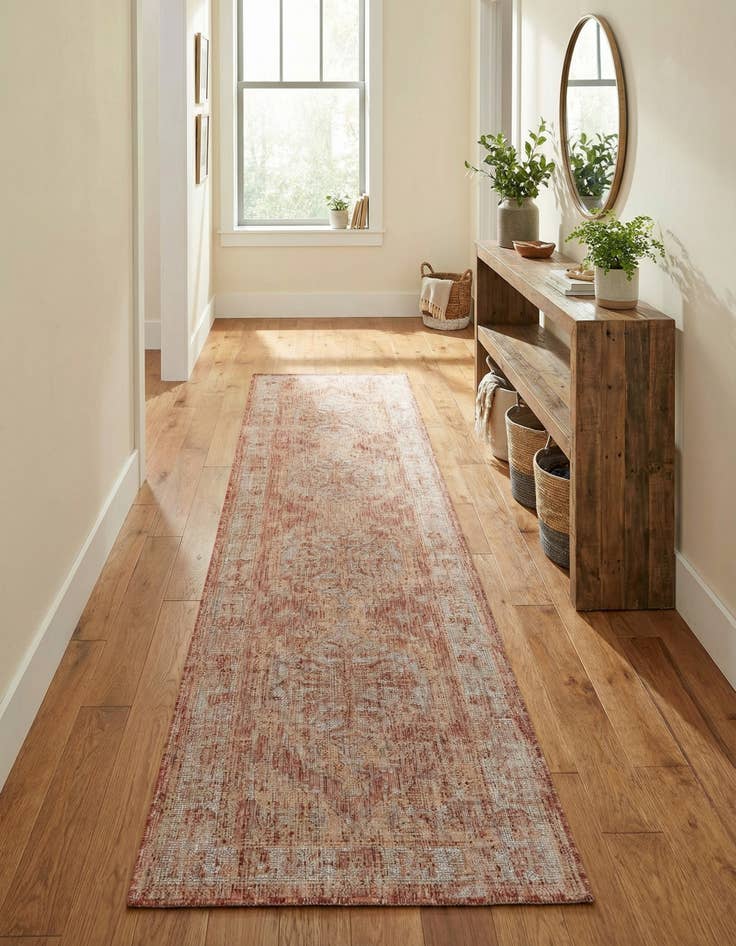 Detail image of 2' 7 x 12' Easy-Clean Traditional Indoor / Outdoor Runner Rug