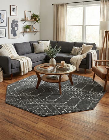 7' 10 x 7' 10 Paxon Trellis Octagon Rug
