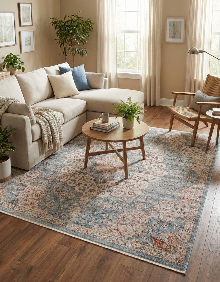 Detail image of  6' x 6' Newport Square Rug