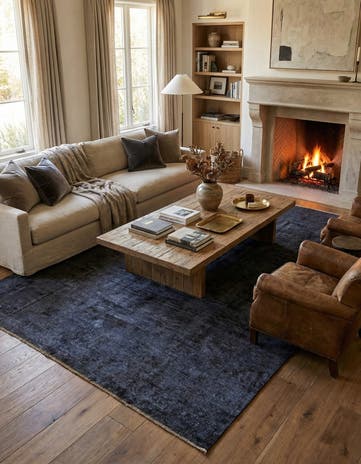 9' 6 x 12' 6 Hand Knotted Ultra Vintage Persian Wool Rug