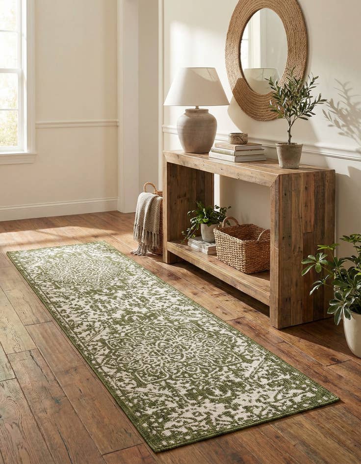 Detail image of 2' x 8' Easy-Clean Jill Zarin Dubai Indoor / Outdoor Runner Rug