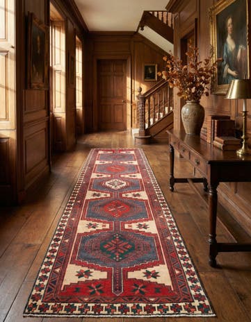 2' 11 x 10' 3 Hamedan Runner Rug