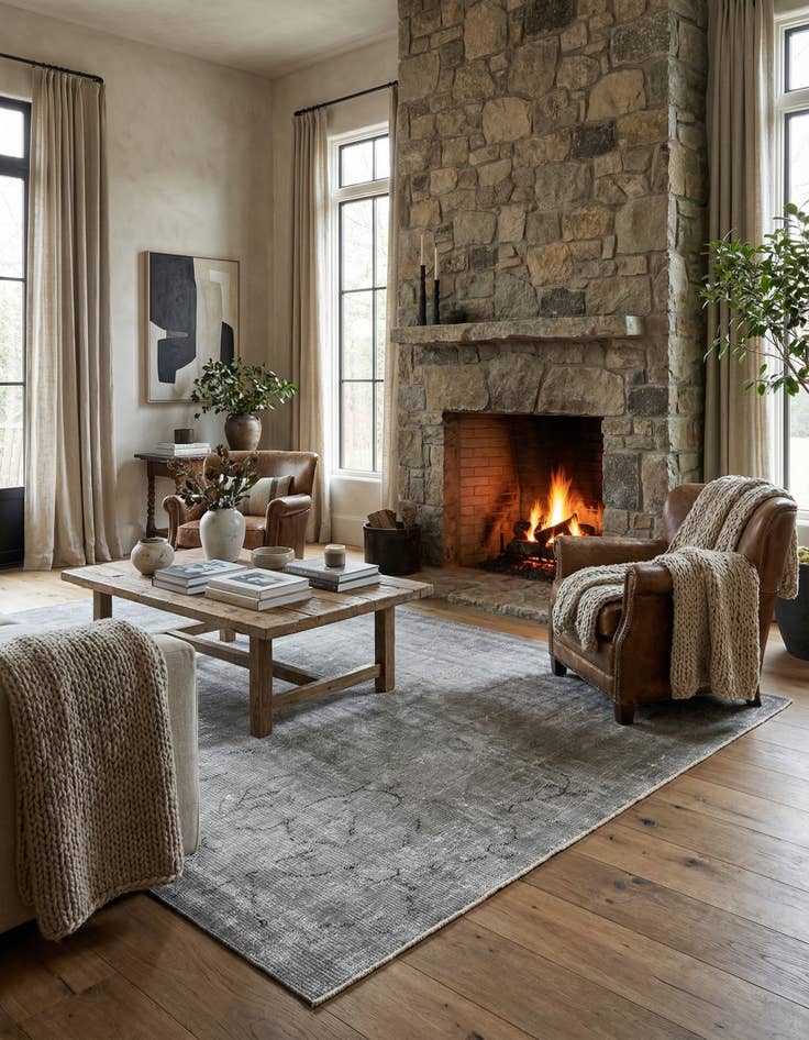 Detail image of 6' x 9' 5 Ultra Vintage Wool Rug