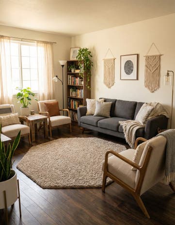 6' x 6' Solid Shag Octagon Rug