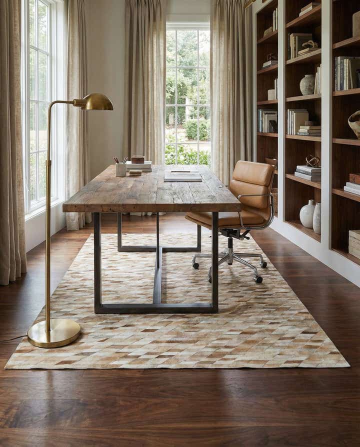 5' 1 x 7' 11 Cowhide - Patchwork Rug