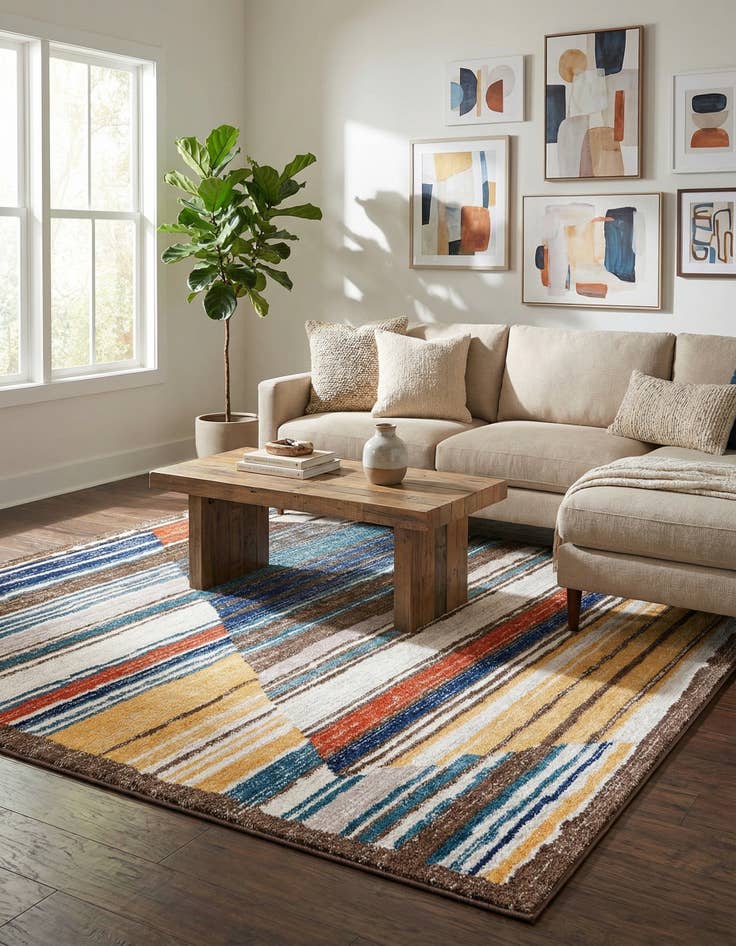 Detail image of  10' x 10' Aramis Square Rug