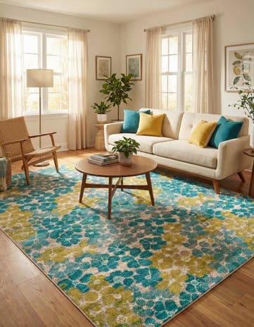 Blue Azalea Rug