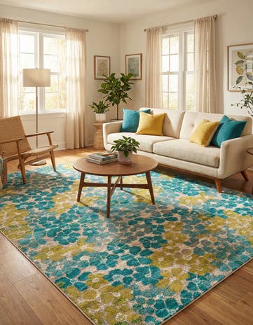 Blue Azalea Rug