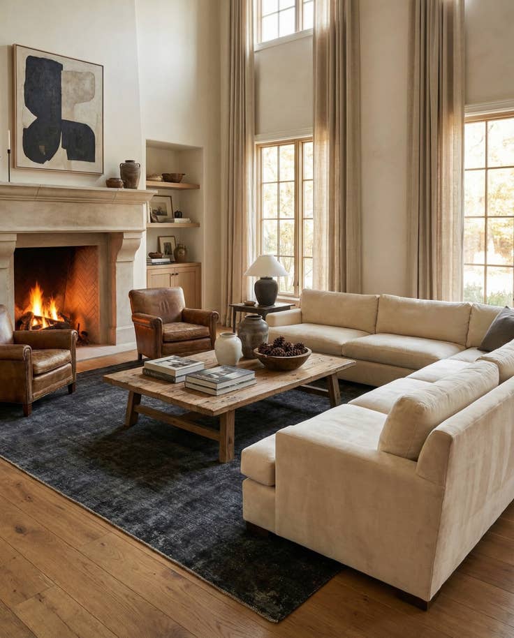 Detail image of 9' 5 x 12' 5 Hand Knotted Ultra Vintage Persian Wool Rug