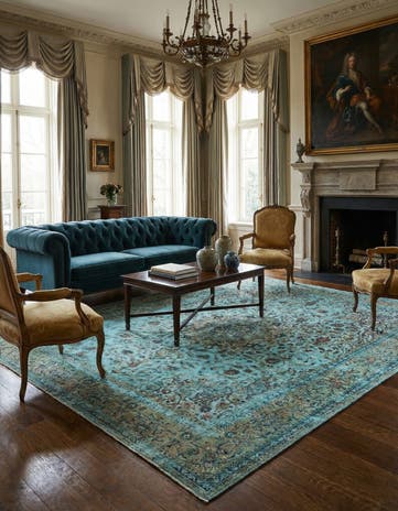 9' 9 x 13' 4 Vintage Royal Wool Rug